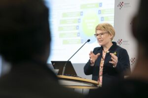 Wasserstoff: Handlungsbedarf und Chancen Referentinnen und Referenten: Prof. Dr. Joachim Hornegger, Friedrich-Alexander-Universität Erlangen-Nürnberg, Prof. Dr. Veronika Grimm, Friedrich-Alexander-Universität Erlangen-Nürnberg